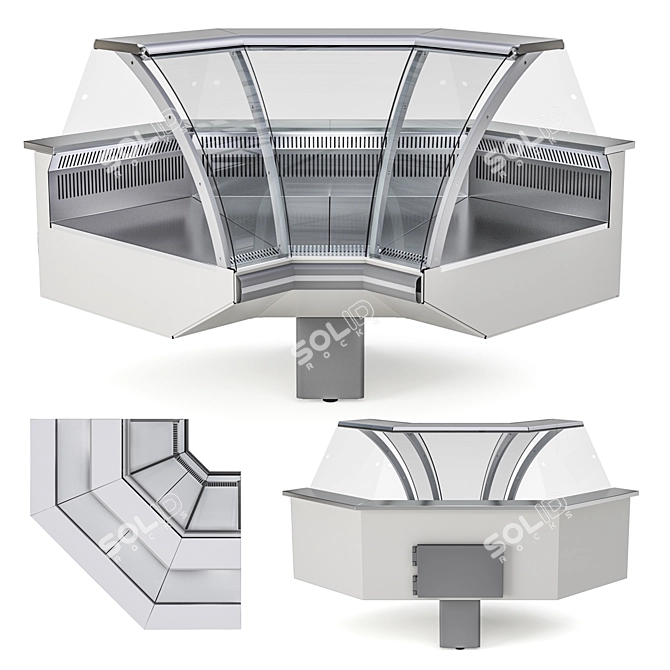 Parabel Cold Display Unit 3D model image 5