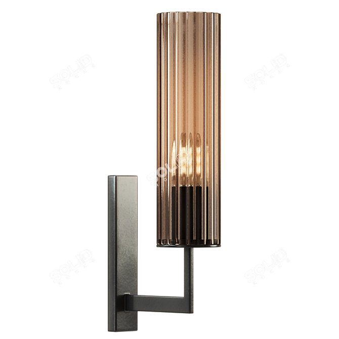 Thea Wall Light: Modern Elegance 3D model image 3