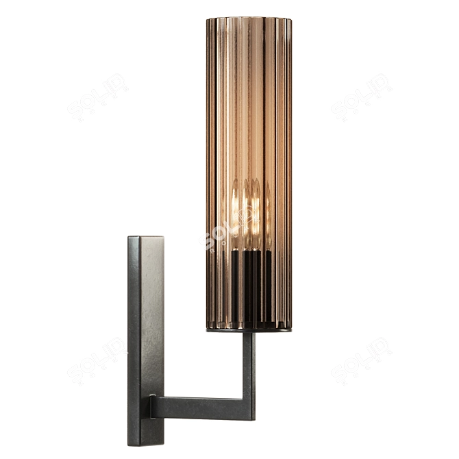 Thea Wall Light: Modern Elegance 3D model image 4