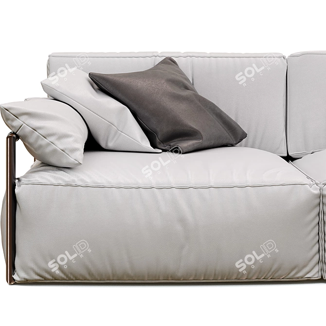 Sleek Plag Sofa Set 2019 3D model image 5