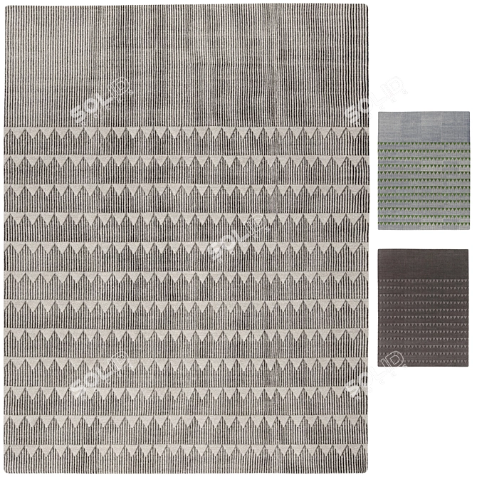 Plasterworks Carpets by CC TAPIS 3D model image 1