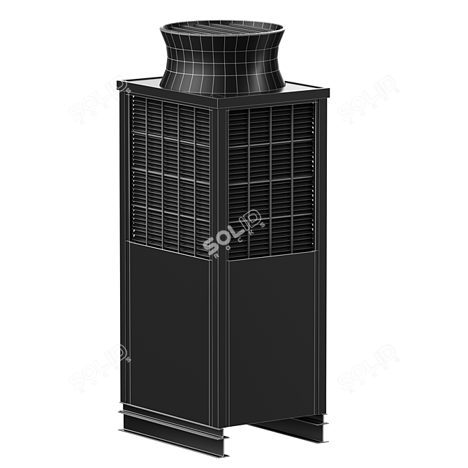 3D Rooftop Unit Model - PBR 3D model image 5