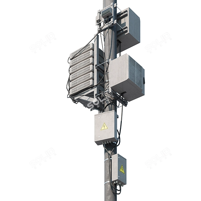 Urban Cell Tower Legacy Kit 3D model image 2