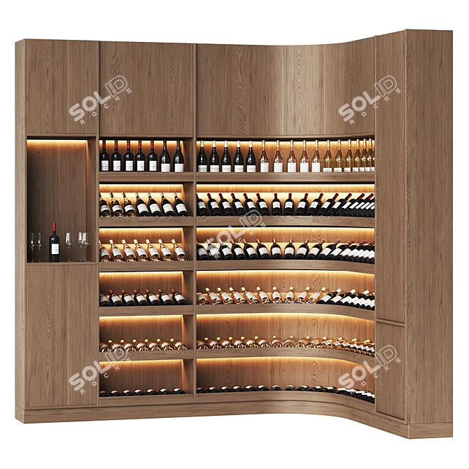 Luxury Wine Cellar 3D Models 3D model image 1