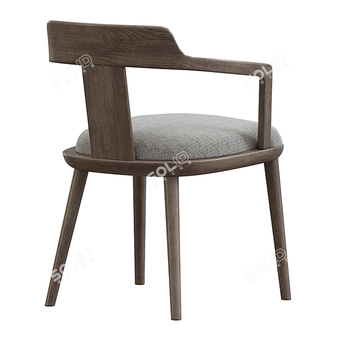 Elegant Porada Tilly Armchair 3D model image 1