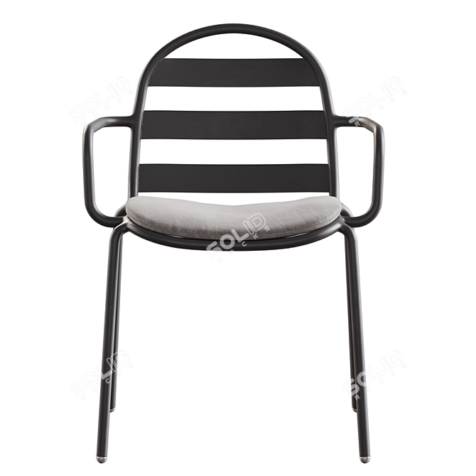 Joncols Outdoor Chair with Cushion 3D model image 3