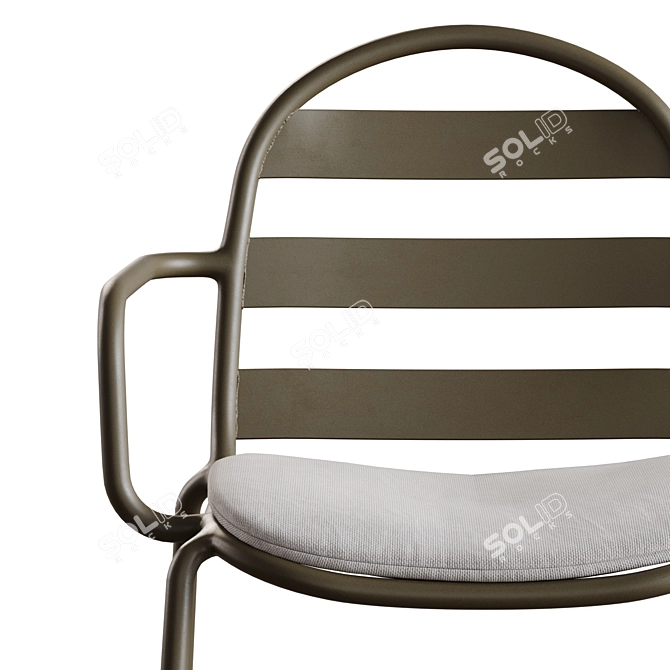 Joncols Outdoor Chair with Cushion 3D model image 4