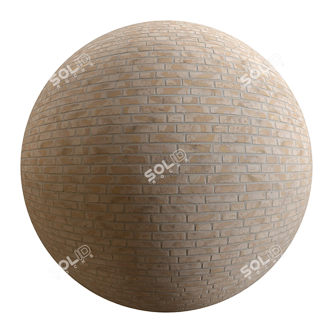 Displacement Modifier Brick Texture Kit 3D model image 1