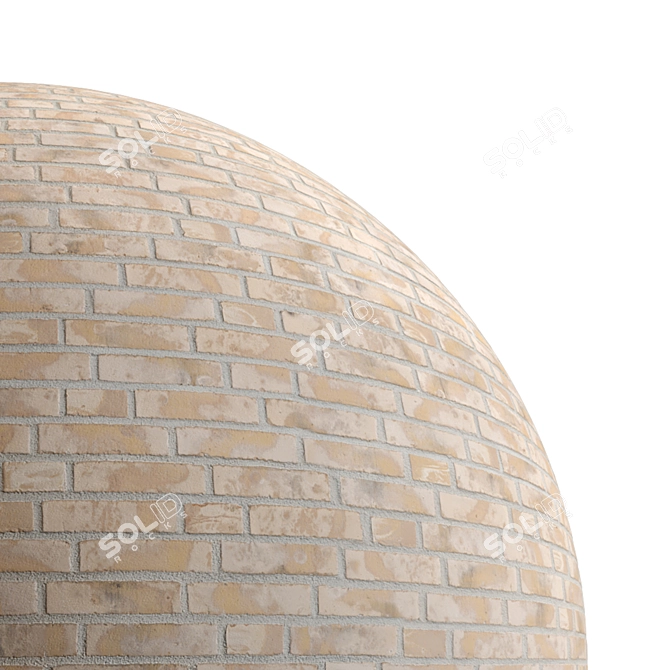 Displacement Modifier Brick Texture Kit 3D model image 2