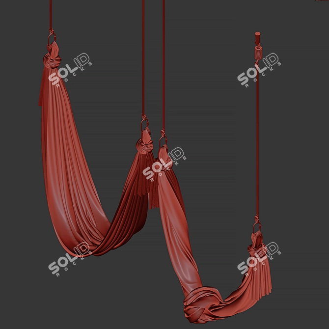 CoronaLegacyMtl Aeroyoga Hammock 3D model image 6