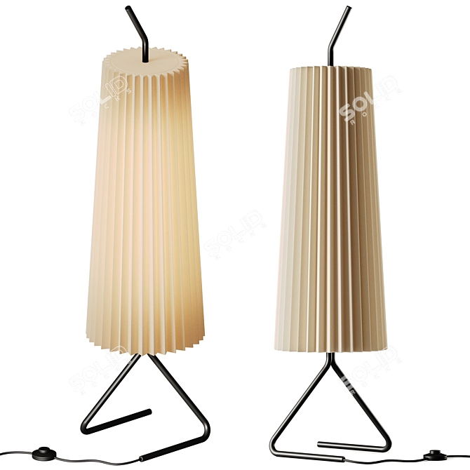 Modern Kalmar Fliegenbein Floor Lamp 3D model image 2