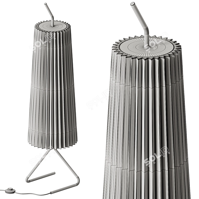 Modern Kalmar Fliegenbein Floor Lamp 3D model image 3