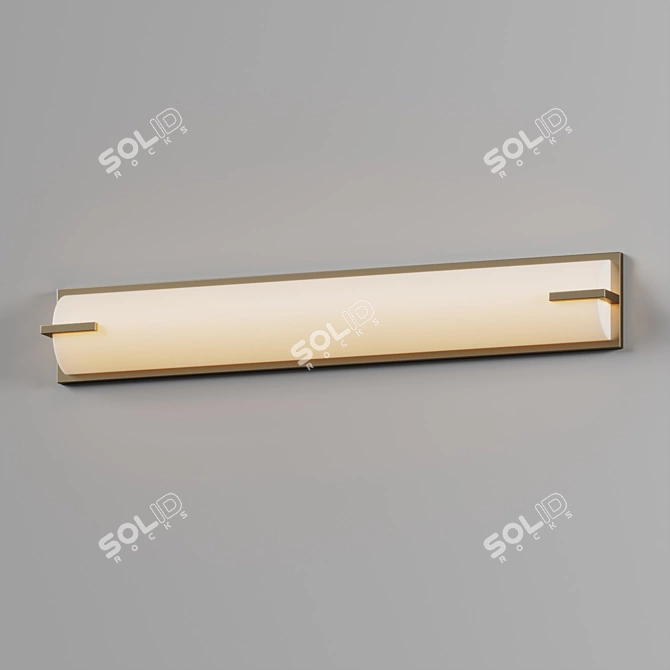 Modern LED Vanity Light: Edge 3D model image 8