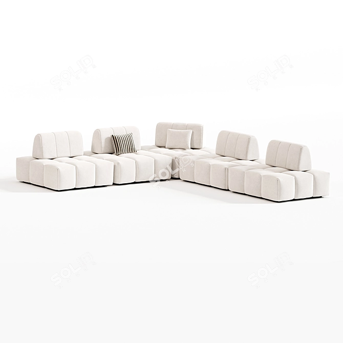 Trocadero Sofa By Bobochic 3D model image 2