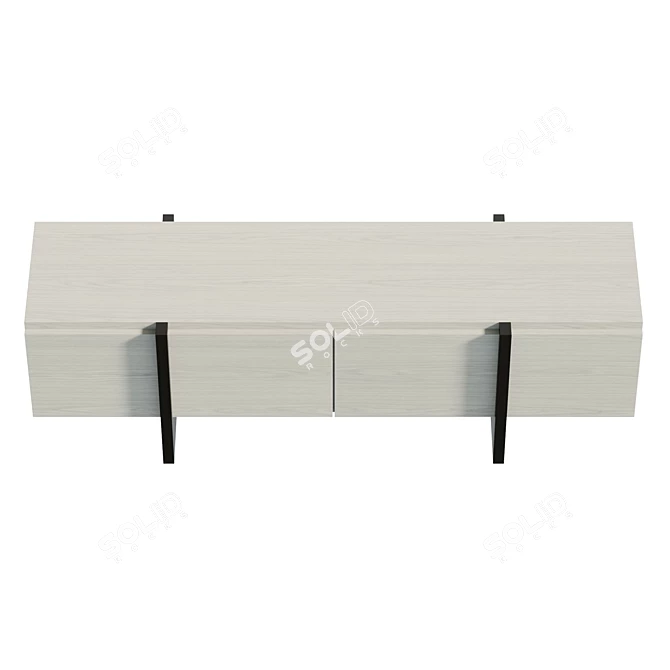 Modern Kiznie TV Stand 3D model image 3