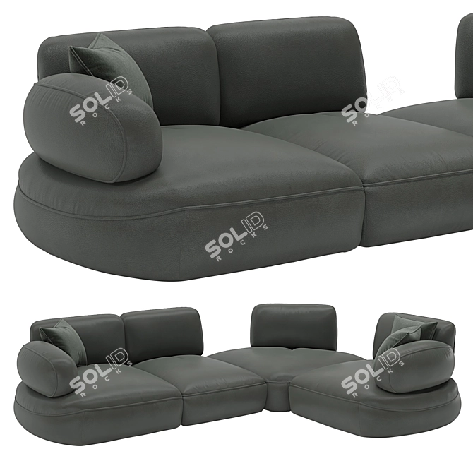 Natuzzi Italia Snail Sofa Download 3D model image 5