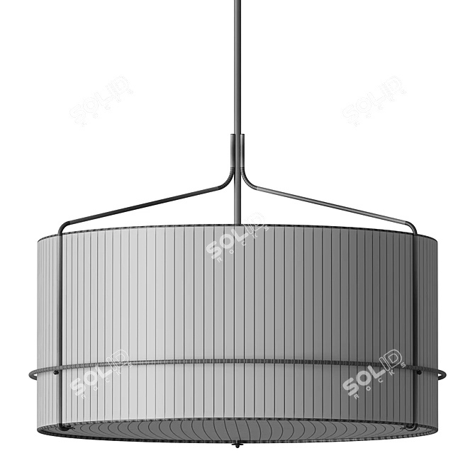 Modern PBR Shaw Pendant 3D model image 6