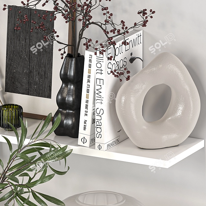 Elegant Decor Set with 3Dmax 3D model image 6