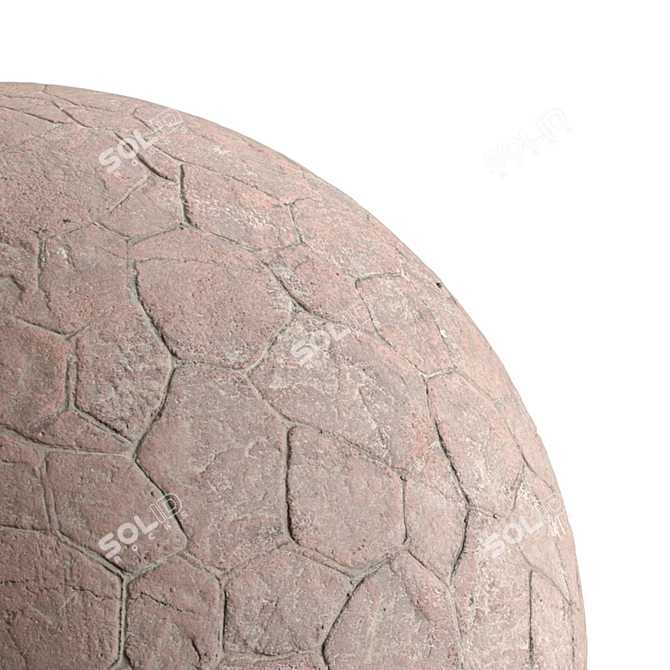 Displacement Modifier Pavement Texture 3D model image 2