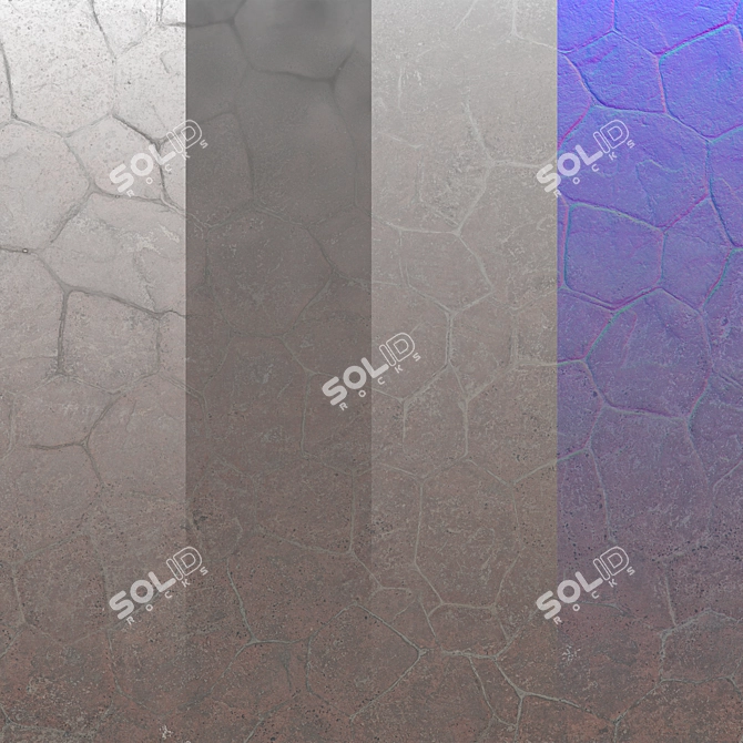 Displacement Modifier Pavement Texture 3D model image 3