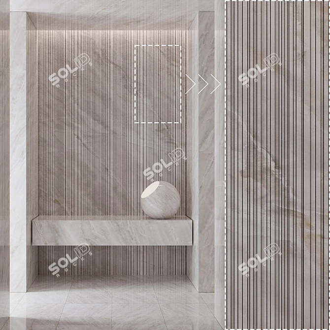 High Detail Marble Stone Textures 3D model image 3