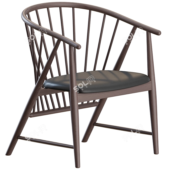 Gemla's Sunfeather Armchair: Elegant Comfort 3D model image 1