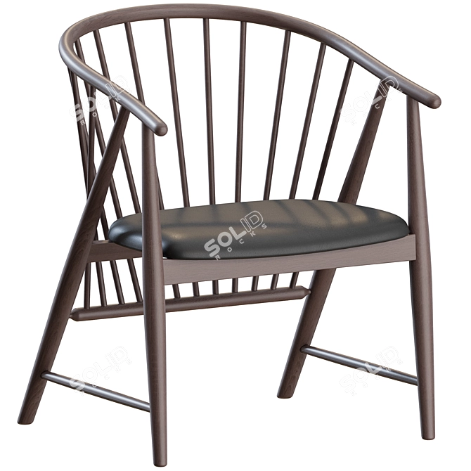 Gemla's Sunfeather Armchair: Elegant Comfort 3D model image 6