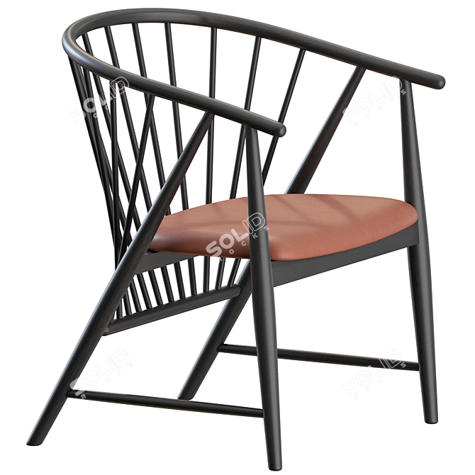 Gemla's Sunfeather Armchair: Elegant Comfort 3D model image 7