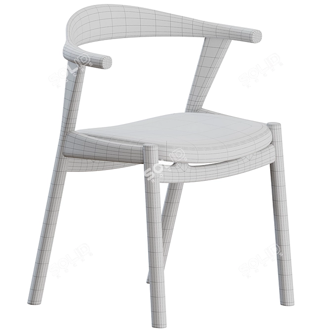 Gemla Gemyt Armchair: Elegant Design 3D model image 5