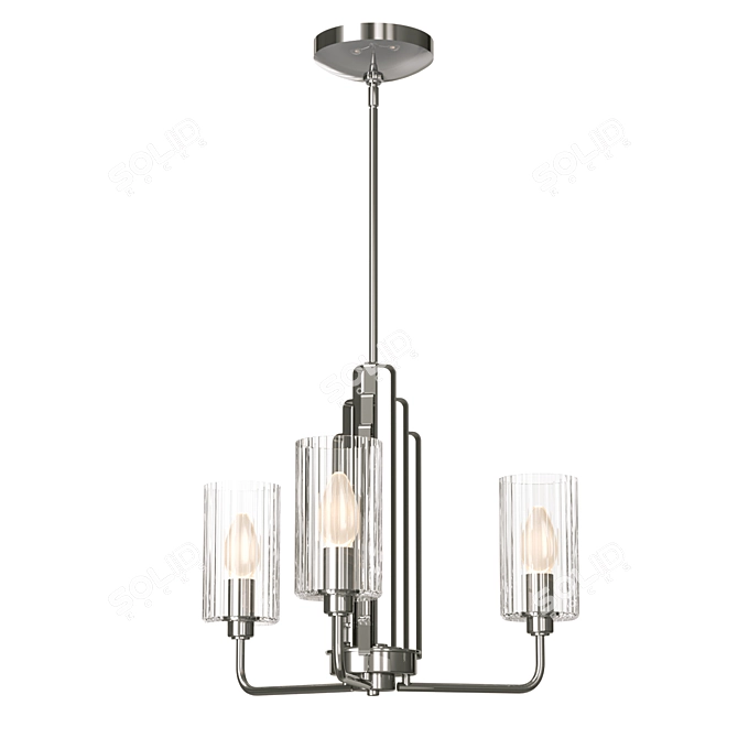 Kichler Kimrose Pendant Light Fixture 3D model image 1