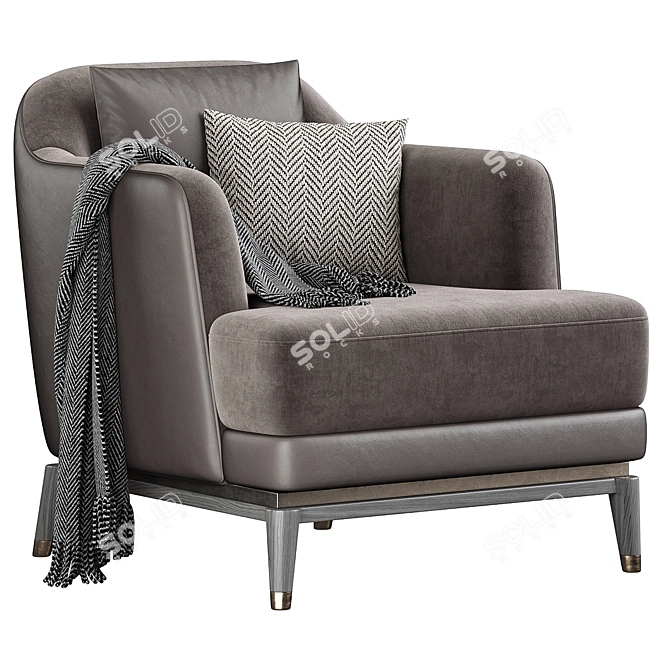 Sleek Bluemoon Chair by CPRN 3D model image 2