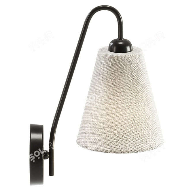 Modern Alfa Wall Light luminaires 3D model image 4