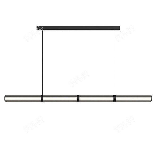 Stylish Flutto DUO Pendant Light 3D model image 3