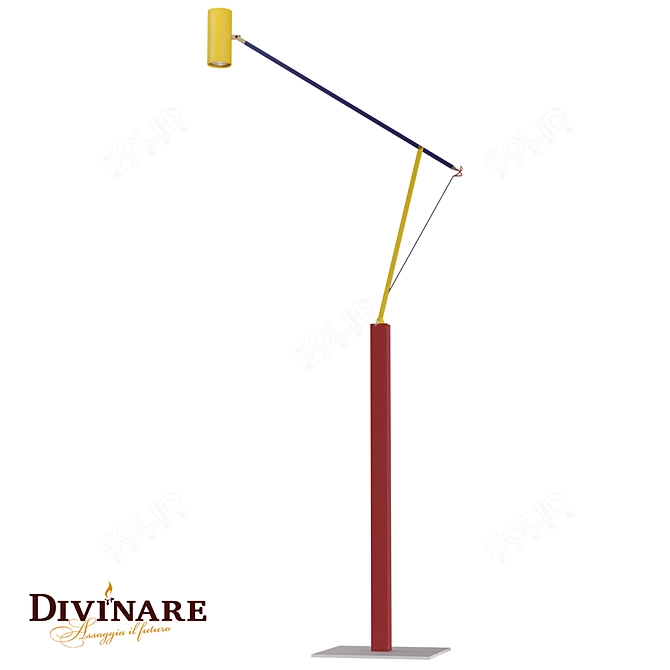 Divinare PN-1 Pendant Light 3D model image 1