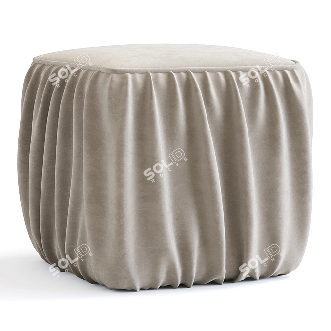 Folded Vertical Pouf 2016 Edition 3D model image 1