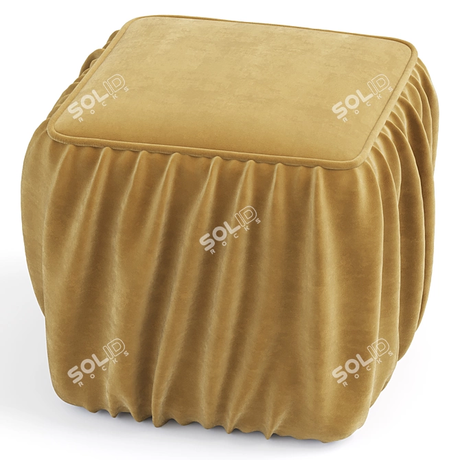 Folded Vertical Pouf 2016 Edition 3D model image 4