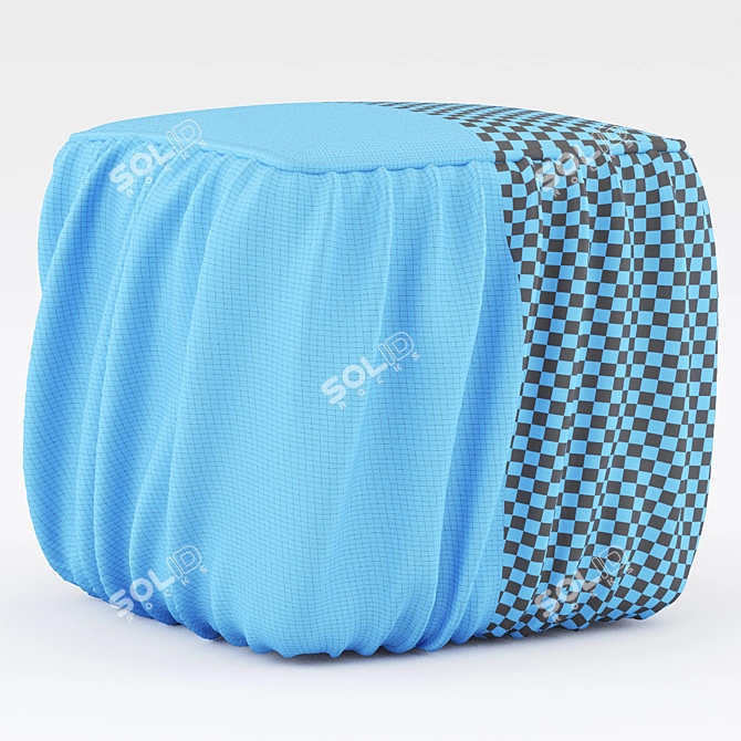 Folded Vertical Pouf 2016 Edition 3D model image 5