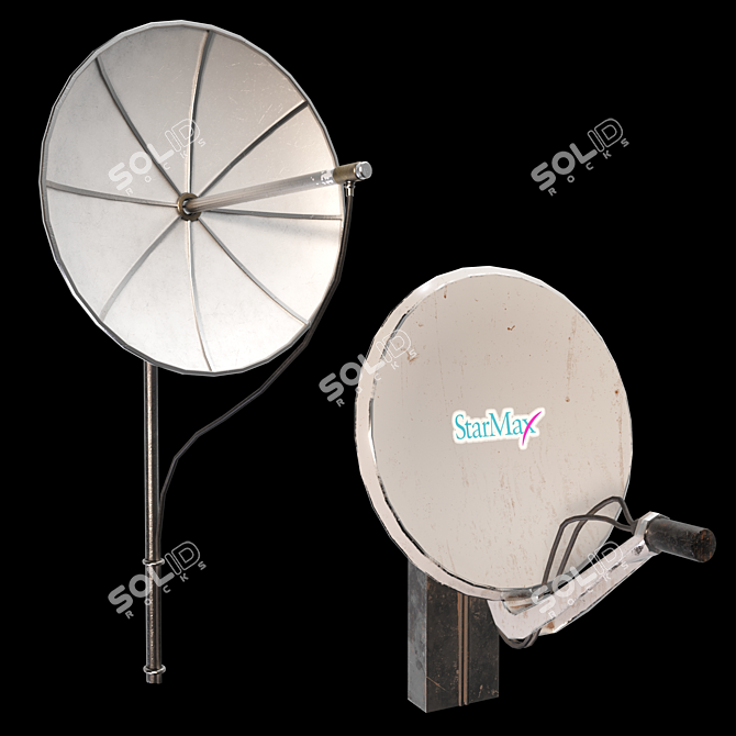  Versatile Antenna Pack 1 3D model image 2