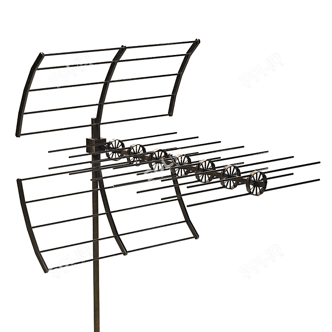  Versatile Antenna Pack 1 3D model image 11