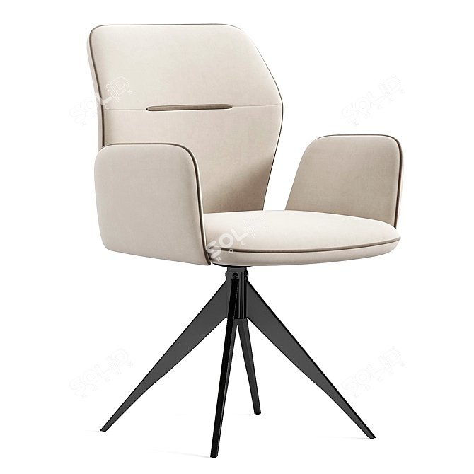 Modern Grey Nelson Chair 2015 3D model image 1