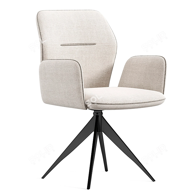Modern Grey Nelson Chair 2015 3D model image 3