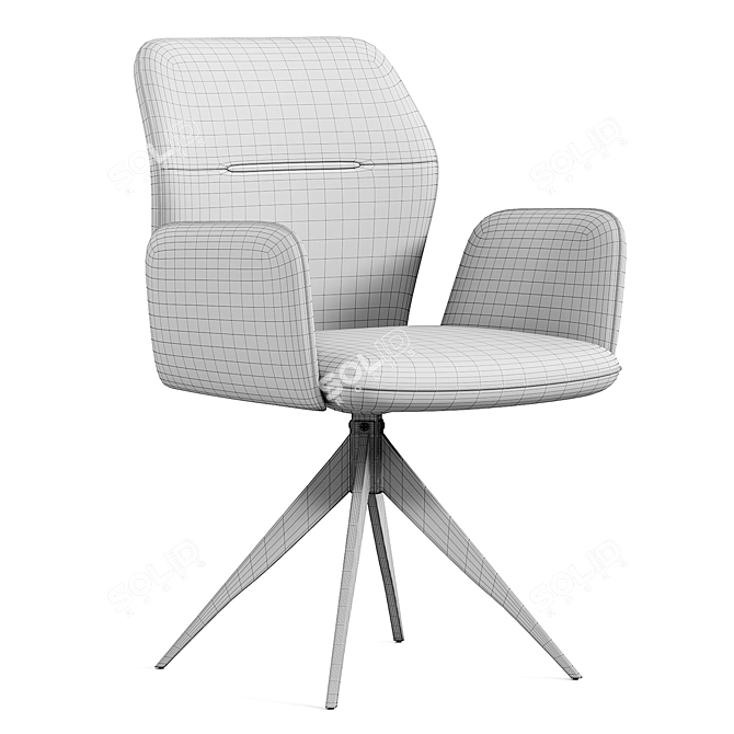 Modern Grey Nelson Chair 2015 3D model image 5