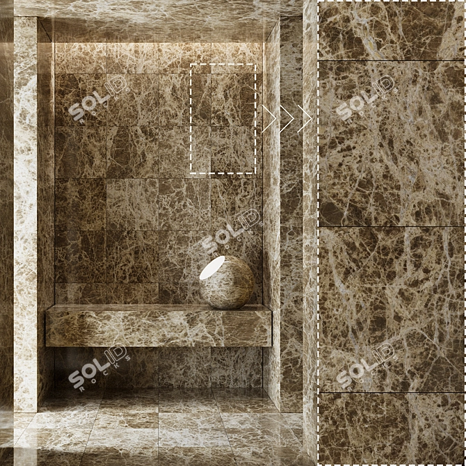 Corona Marble Material Collection 3D model image 4