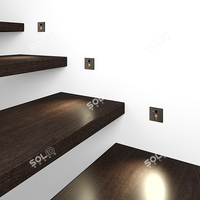 Motion Sensor LED Step Light 3D model image 10