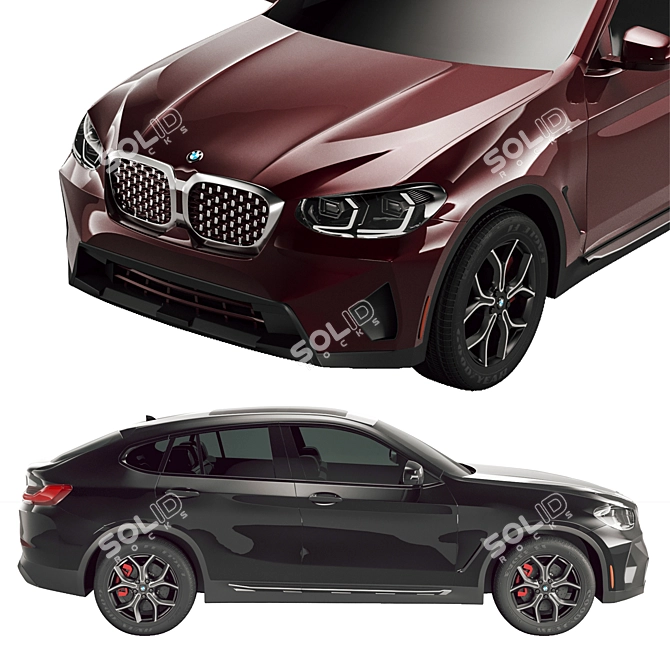 BMW X4 xDrive30i, Premium 3D Model 3D model image 3