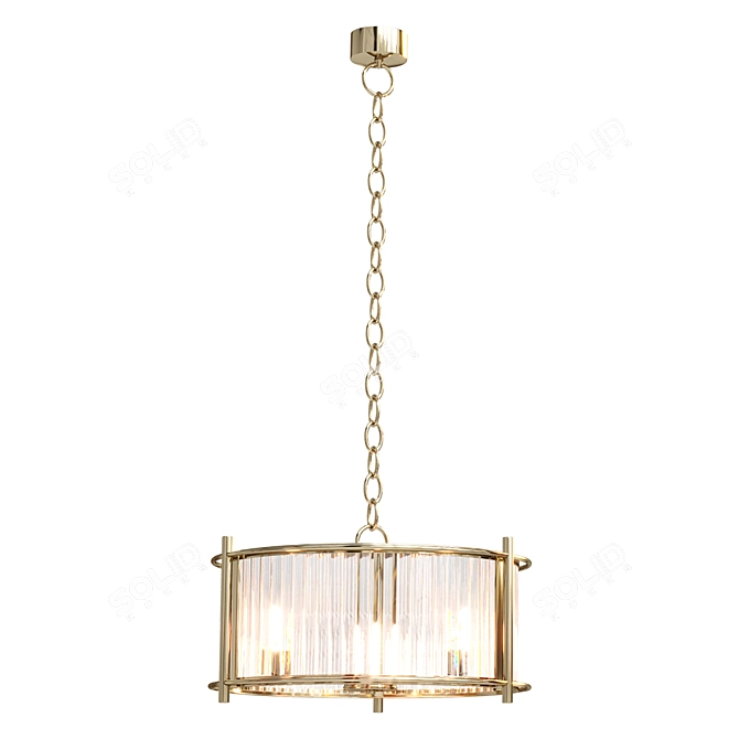  Next Hertford Pendant Chandelier 3D model image 1