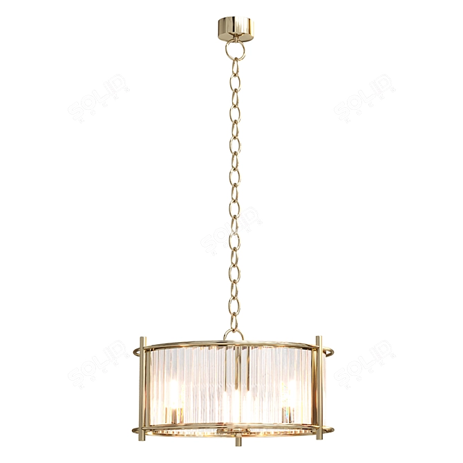  Next Hertford Pendant Chandelier 3D model image 4