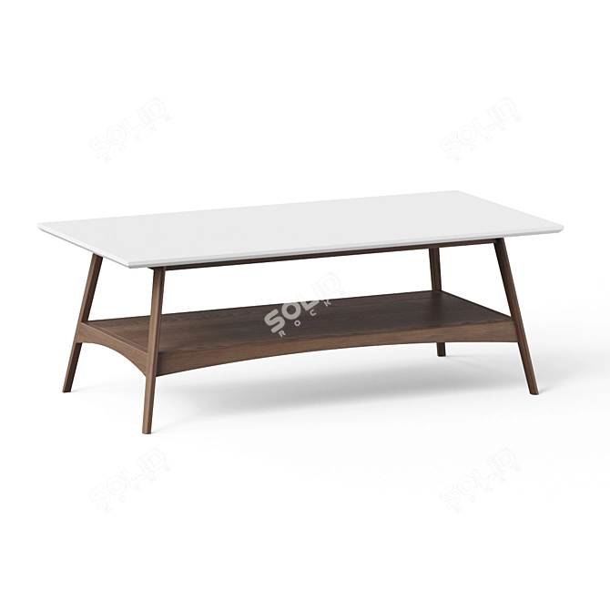 Parker Coffee Table Storage Solution 3D model image 2