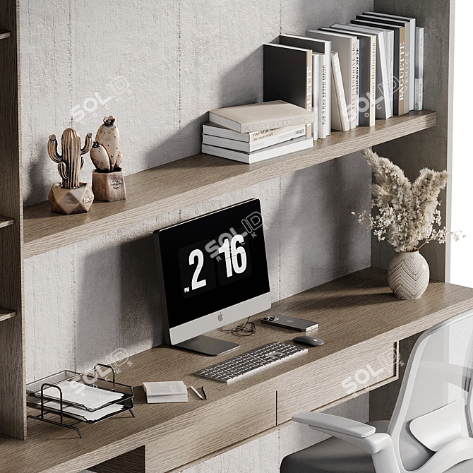 Corona Legacy 3D Workstation Model 3D model image 2