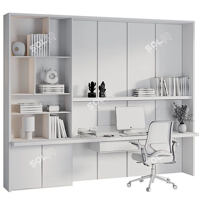 Corona Legacy 3D Workstation Model 3D model image 5